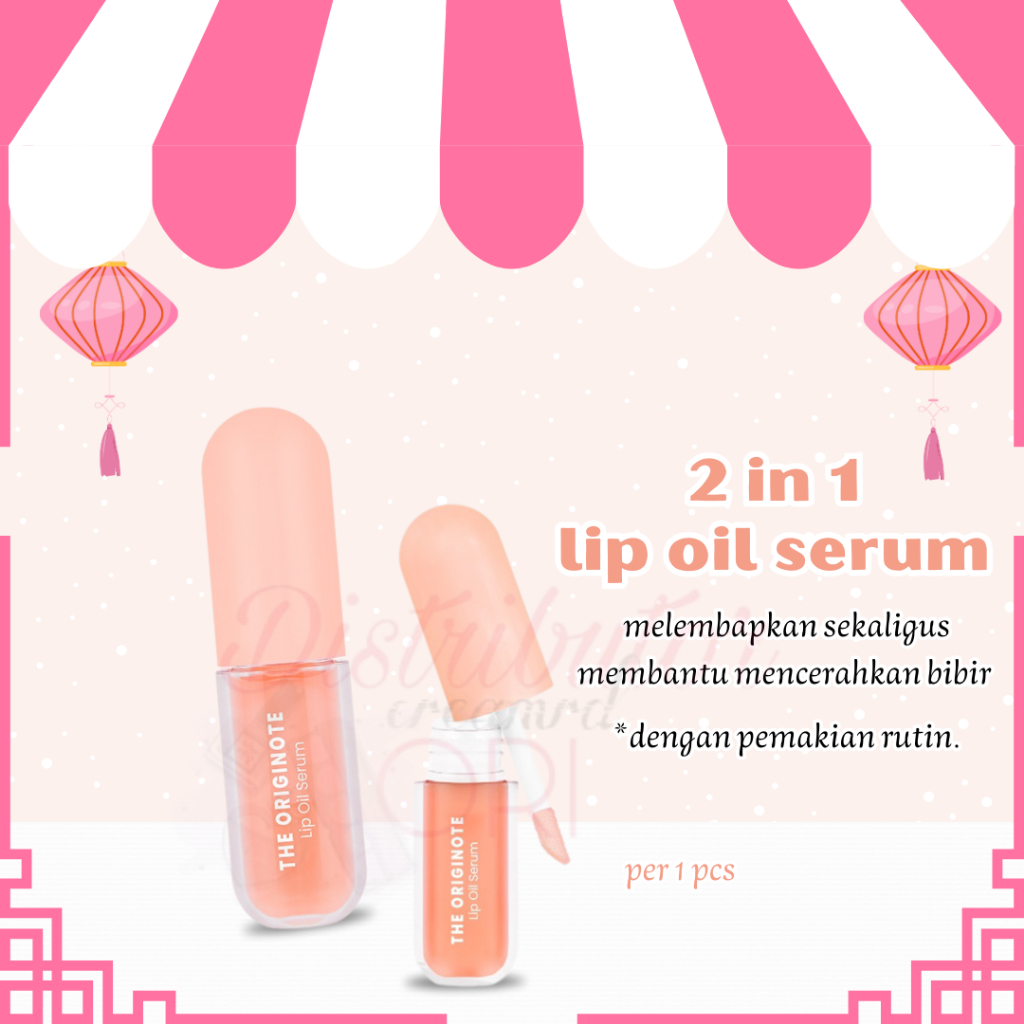 The Originote Lip Oil Serum - Lip Treatment Serum Bibir  | BPOM | ORIGINAL