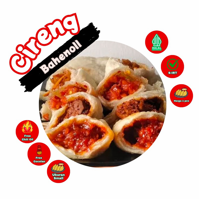

Cireng Bahenoll | Ukuran BIG | Free Cocolan Chili Oil