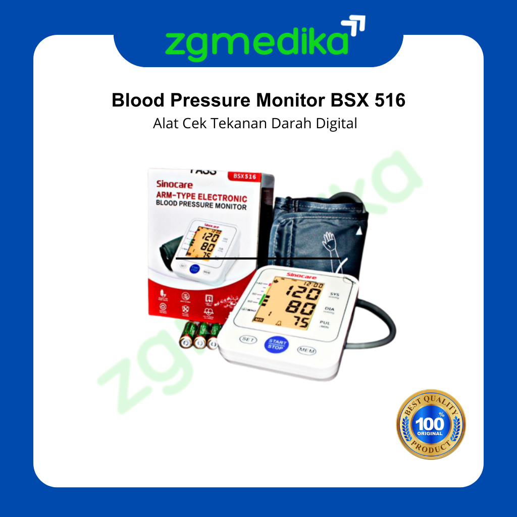 Sinocare Tensimeter Digital BSX 516