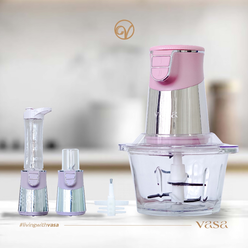 VASA 5 IN 1 FOOD PROCESSOR PRO SERIES (CHOPPER, JUICER, GRINDER, BLENDER & PEELER) ORIGINAL