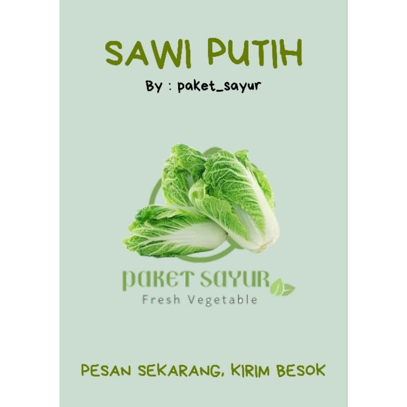 

SAWI PUTIH KECIL 1 BUAH