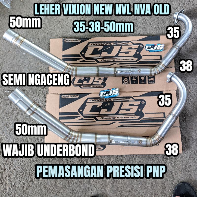 PIPA LEHER KNALPOT Vixion ROADRACE UNDERBOND Dan Leher Vixion ROADRACE POSTEP STANDAR VIXION NEW VIX