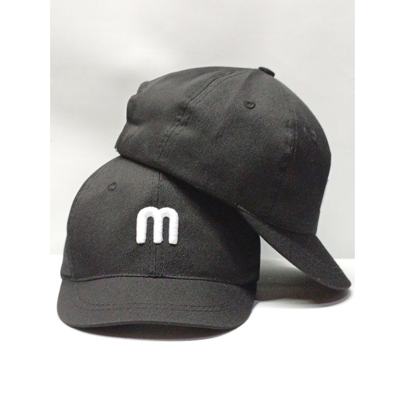 Topi Baseball Topi Polocaps Topi Distro Bordir Huruf M Pria Wanita