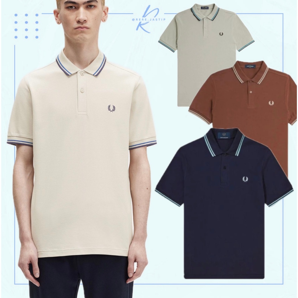 [100% ORI NEW] Fred Perry Reguler Fit Polo & T-shirt Man | READY STOCK