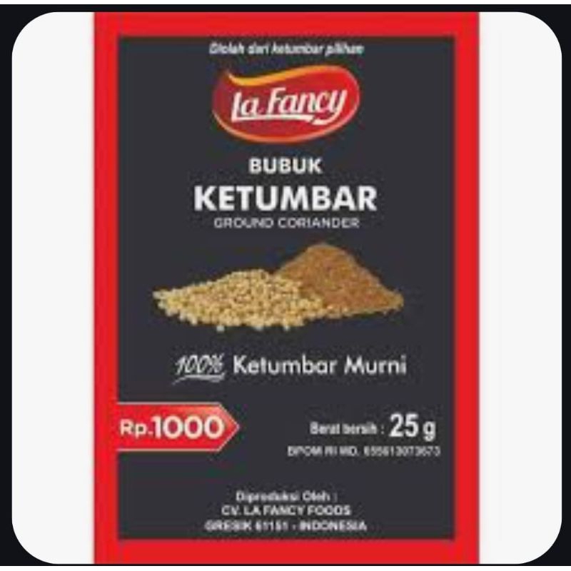 

√*murah grosir* ketumbar bubuk halus murni La Fancy