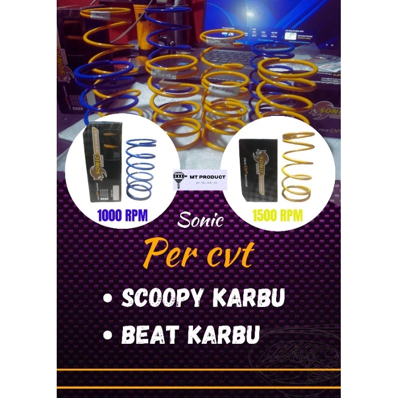 PER CVT RACING BEAT KARBU SCOOPY KARBU