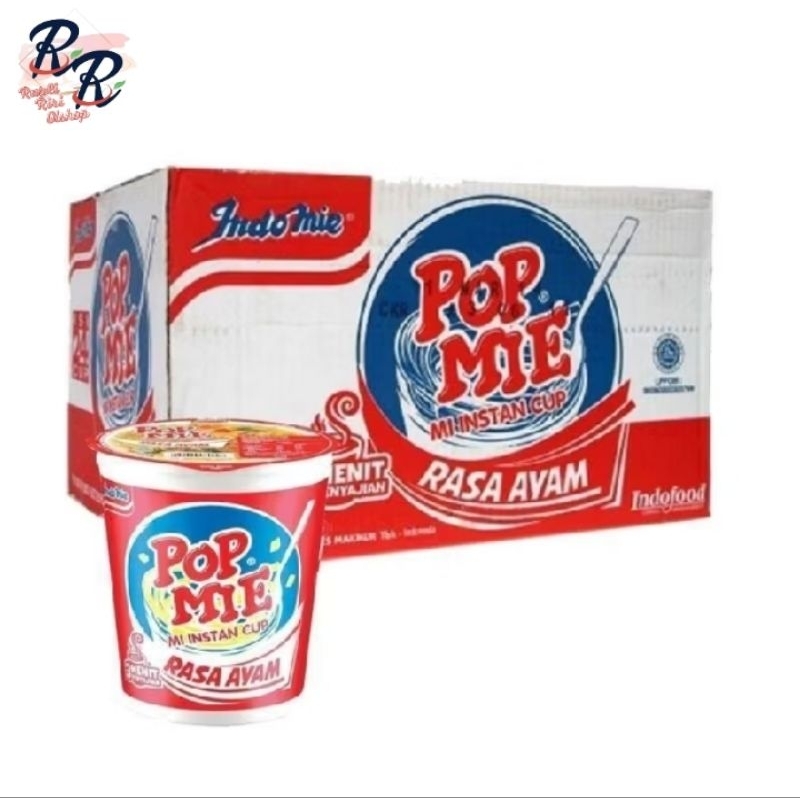 

POP MIE KUAH RASA AYAM 1 DUS ISI 24 PCS