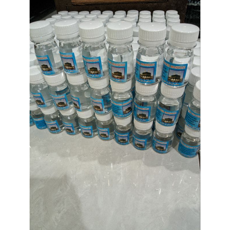 

paket air zam zam original per 50pcs kemasan 50ml