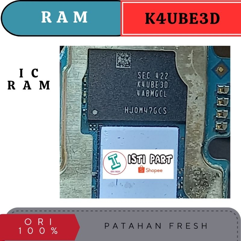 IC RAM K4UBE3D PATAHAN FRESH