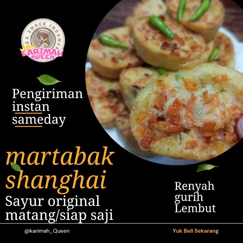 

martabak shanghai karimah frozen wortel kentang isi 5 pcs