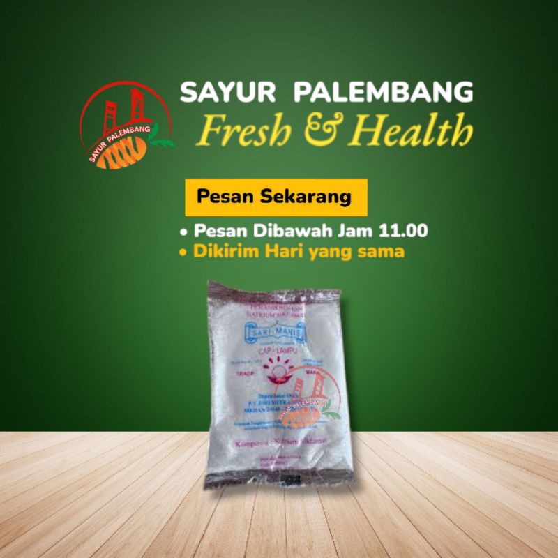 

Sari Manis Cap Lampu (Sodium Cyclamate) - Sayur Segar M