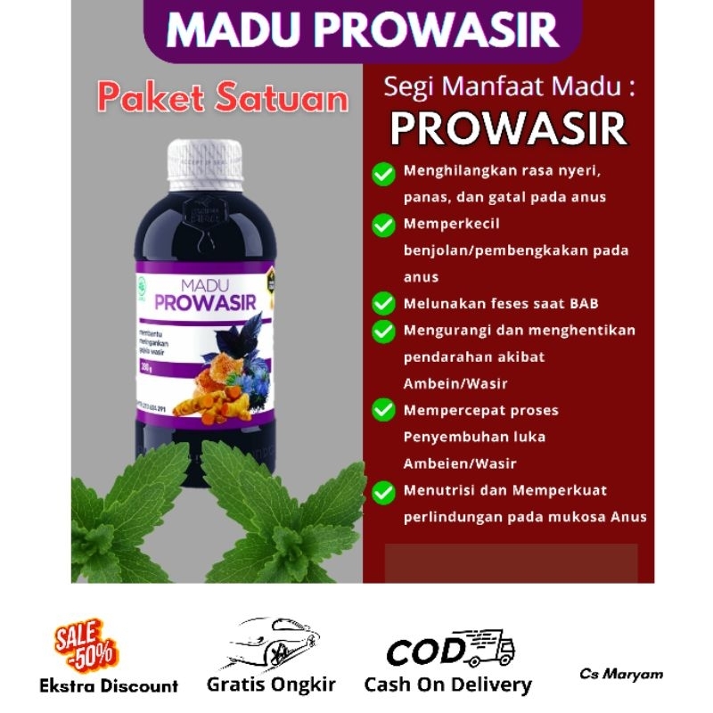 PRO WASIR - STAR MADU IMUNOTERAPY MEMBANTU MEMPERCEPAT MENYEMBUHKAN LUKA AMBEIEN/WASIR