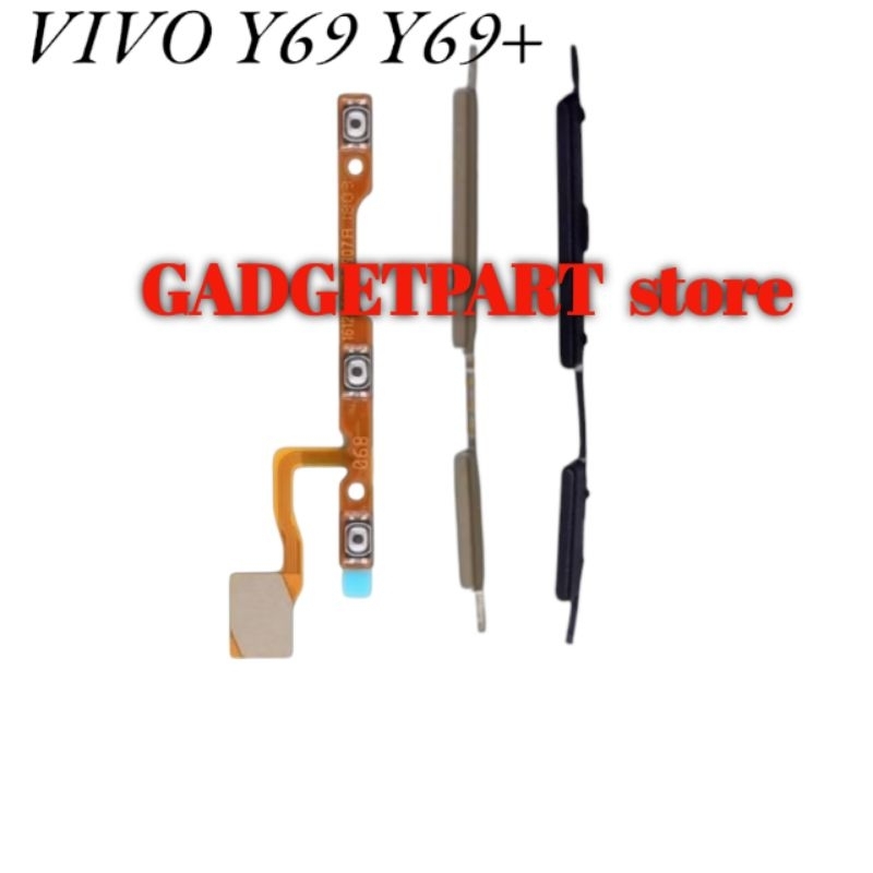 TOMBOL VIVO Y69 Y69+ TOMBOL SET + FLEXIBLE ON OFF VOLUME VIVO Y69 Y69+