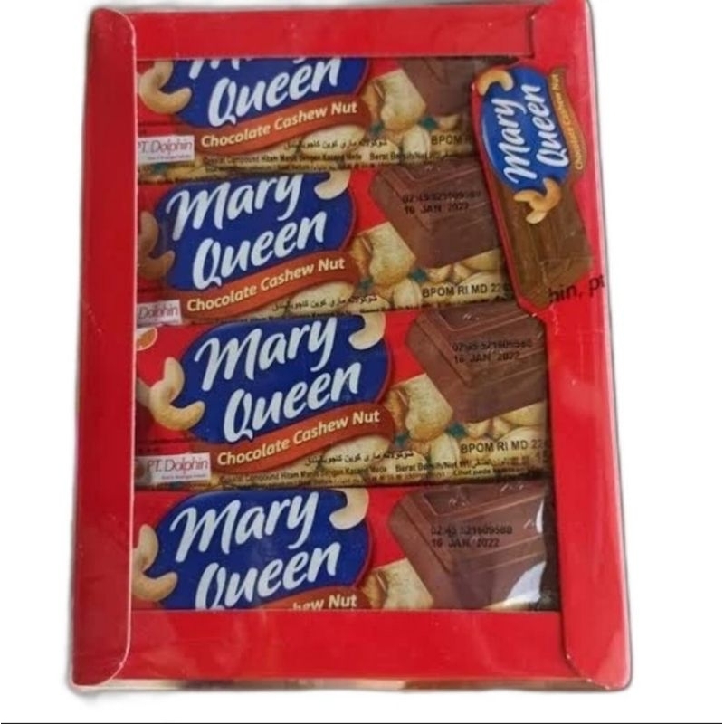 

Mary Queen Chocolate Cashew Nut isi 24 Pcs / Kotak