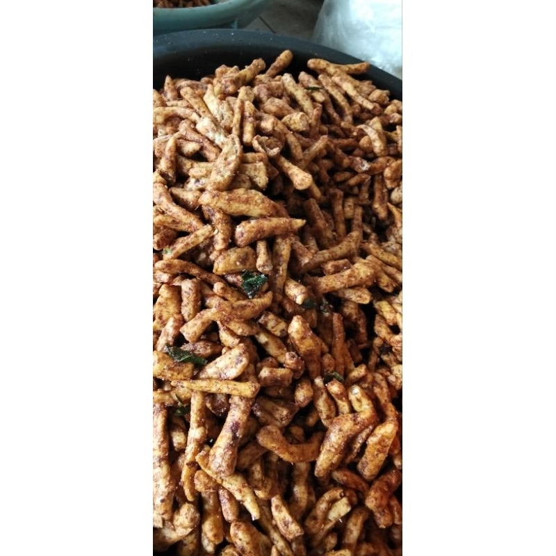 

1kg basreng baso goreng basreng setik rasa pedas daun jeruk