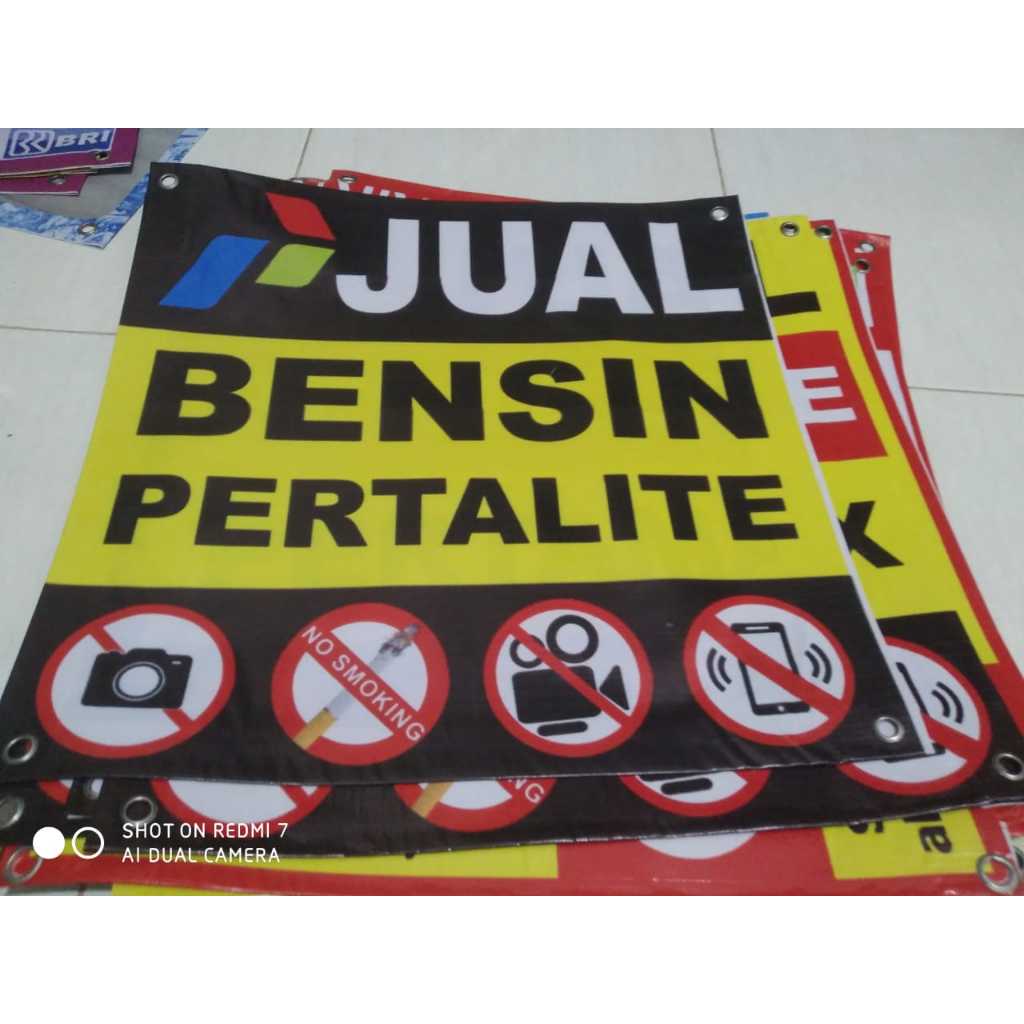 BANNER/SPANDUK JUAL BENSIN PERTALITE