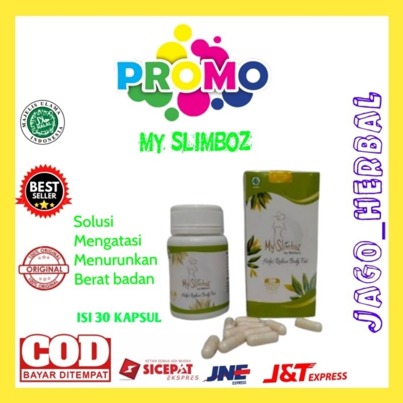My Slimboz Asli Obat Penurun Berat Badan Herbal Original Pelangsing Ampuh
