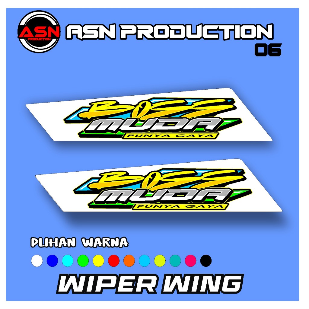 WIPER WING VARIASI UNTUK MOBIL PICK UP VARIASI WIPER GRANDMAX,L300 ,CARRY,TRAGA.KIJANG.PANTHER KODE 