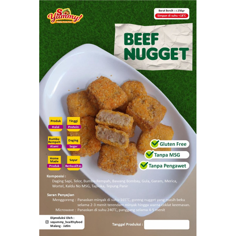 

NUGGET DAGING (Beef Nugget With Carrot)