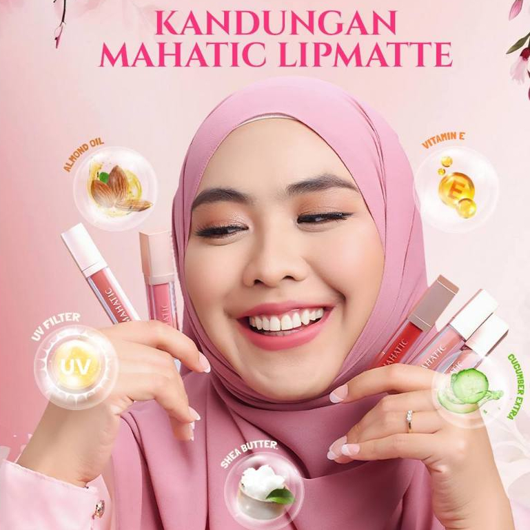 MAHATIC LIPMATTE by Ustadzah Oki Setiana Dewi Halal + Transferproof Tidak Membuat Bibir Kering