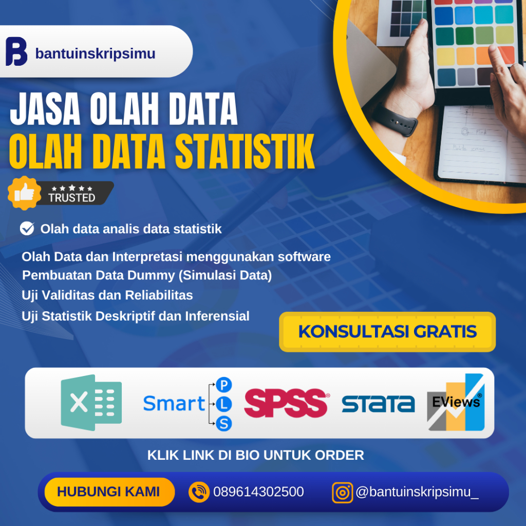 Jasa Olah Data Skripsi Profesional | SPSS, Statistik, Uji Hipotesis, Regresi