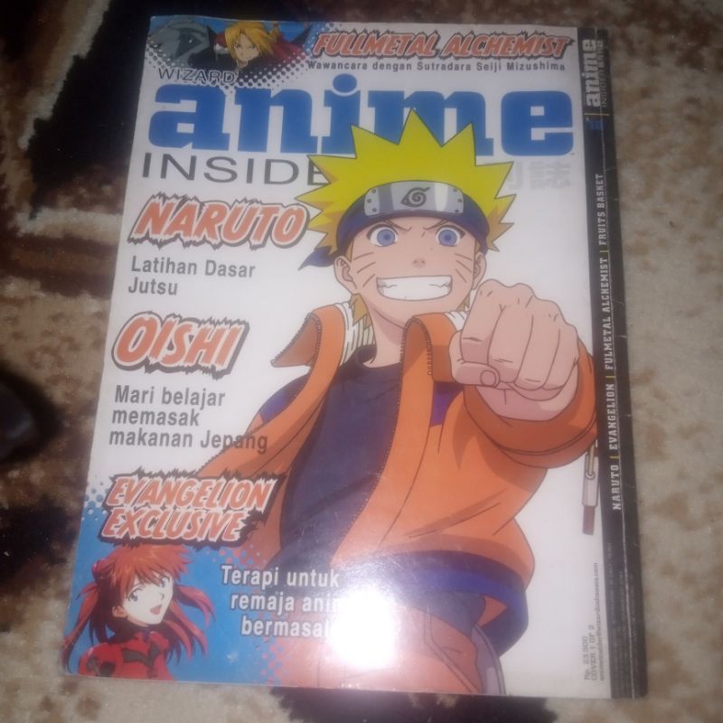 NARUTO, edisi khusu majalah Anime, banyak pin up