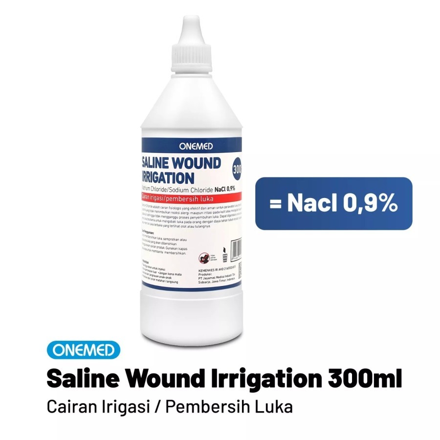 Saline Wound Irrigation Nacl 0.9% 300ml OM
