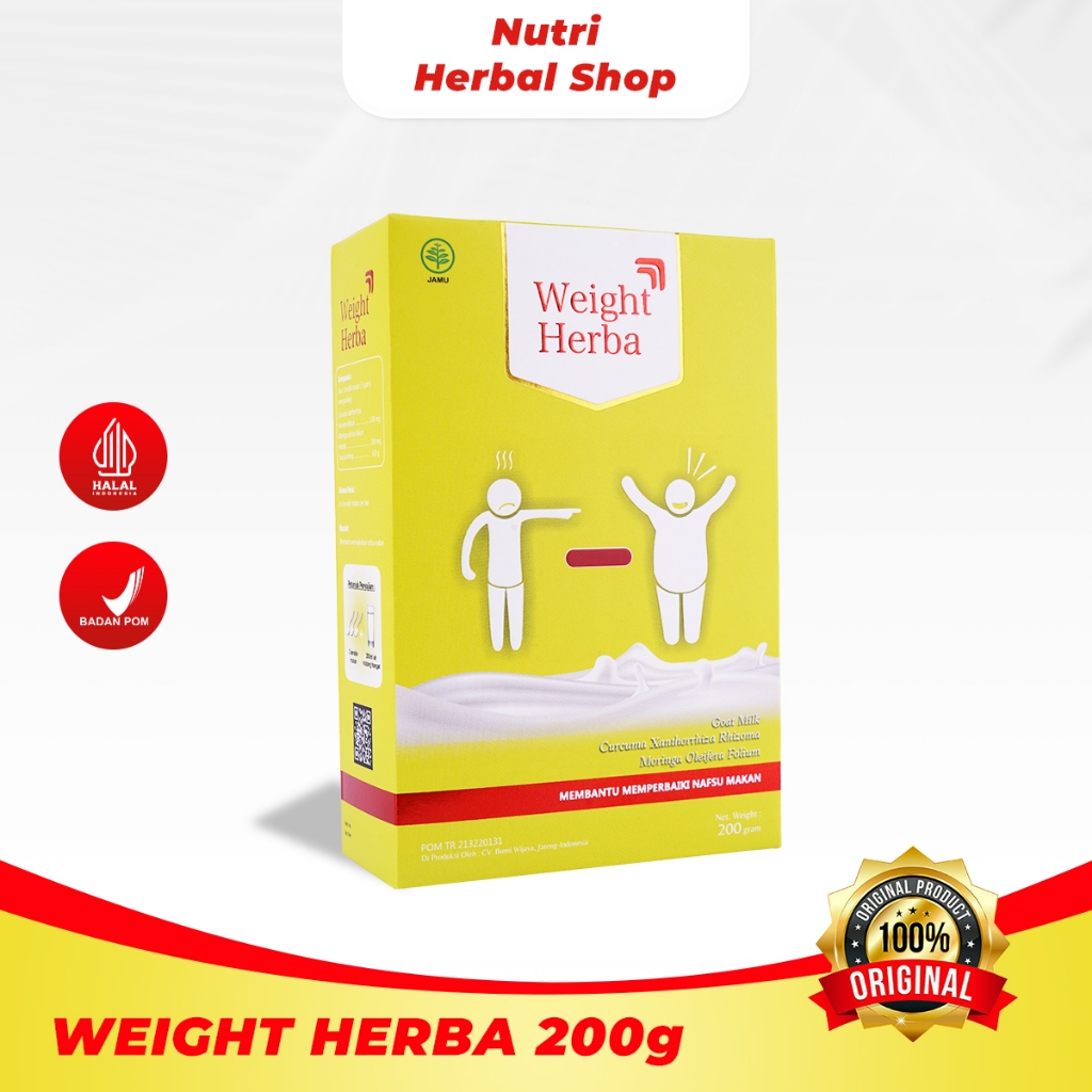 

WEIGHT HERBA Susu Penambah Berat Badan Terbuat dari Susu Kambing Etawa Asli 100% Original