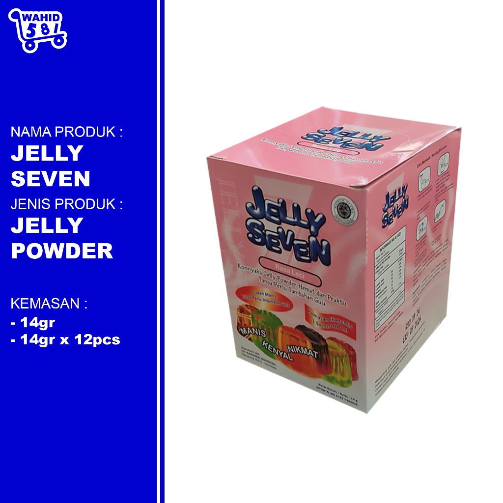 

Jelly Seven / Rasa Buah / Leci / 1 Box 14gr