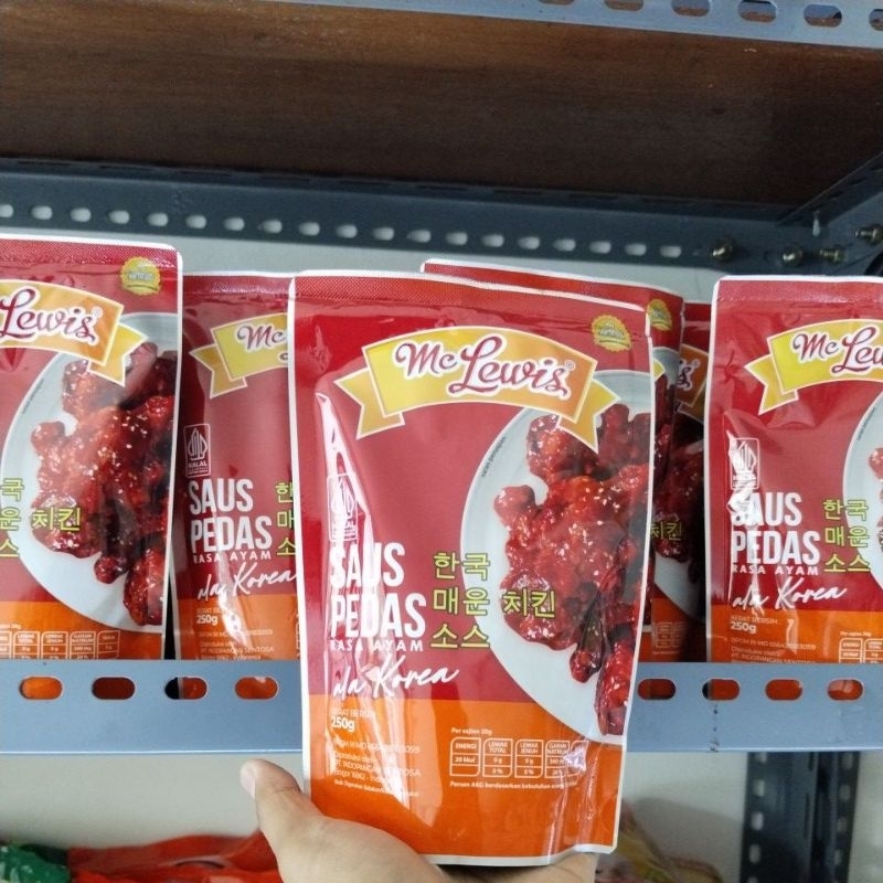 

Mc Lewis Saus Pedas Ala Ayam Korea 250g