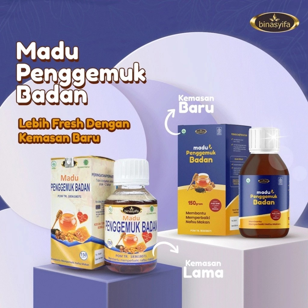Madu Penggemuk badan Binasyifa Original Resmi BPOM