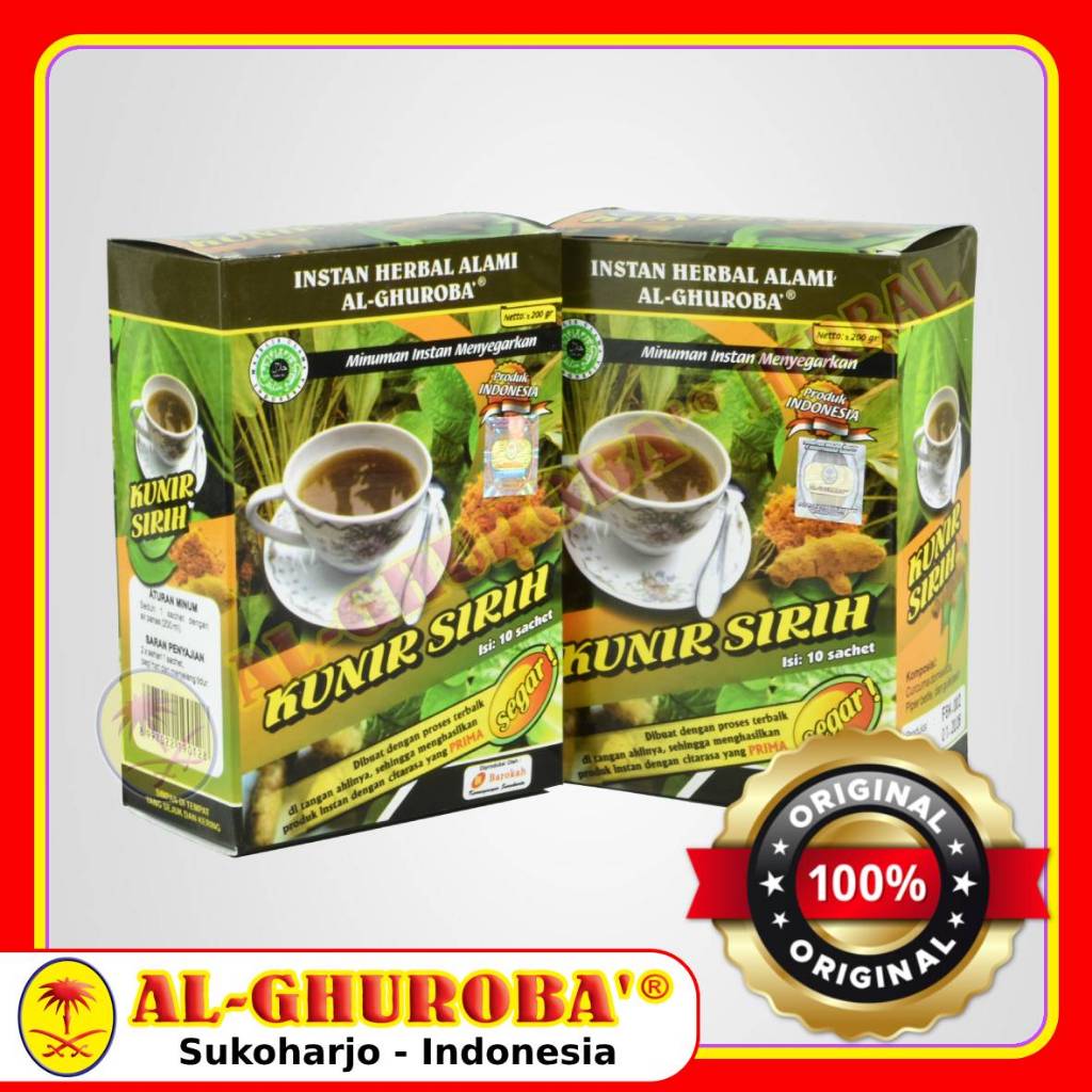 

Minuman Herbal Instan Kunir Sirih Al-Ghuroba 200gr HALAL