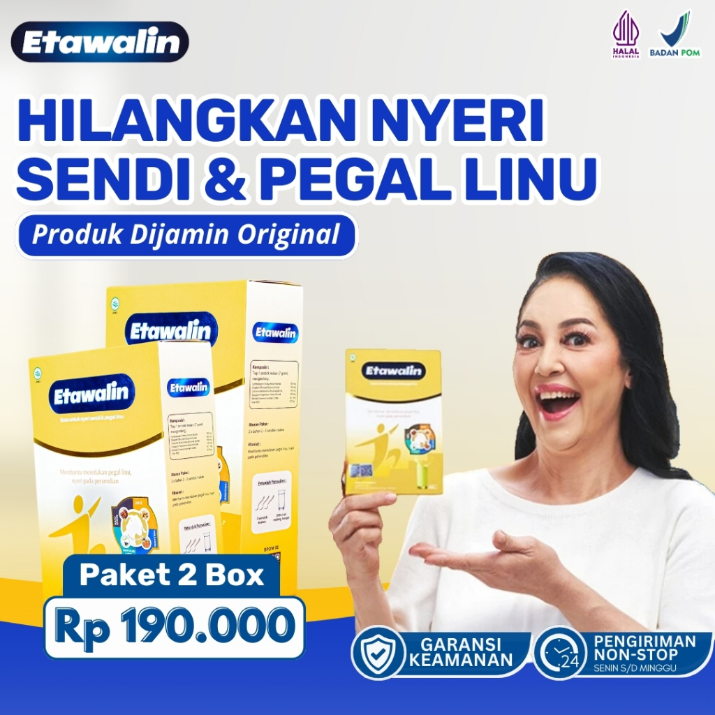

Etawalin - 2 Box Susu Atasi sendi & tulang pada tubuh Etawalin Original Asli 100%