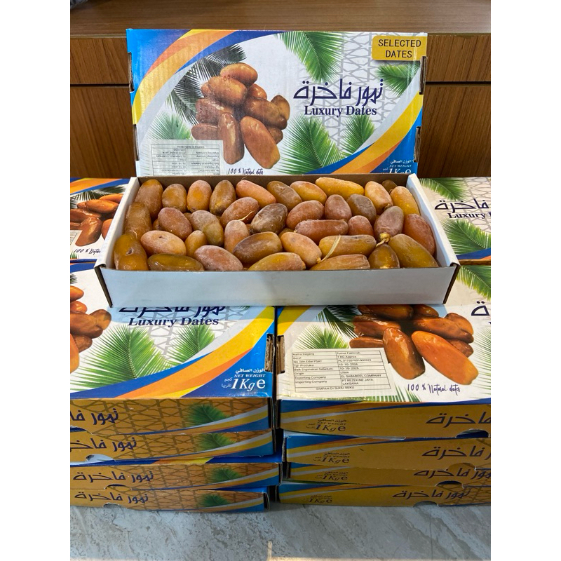 

KURMA RUTHOB 1KG/RUTHOB LIBYA/KURMA RUTHOB SETENGAH MATANG PANEN TERBARU PREMIUM LUXURY DATES 1KG