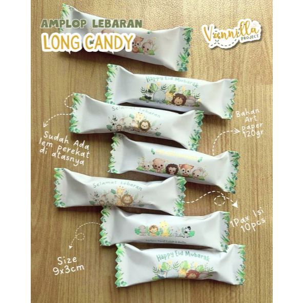 

Amplop Lebaran (15 pcs) | Angpau | Amplop Idul Fitri | Amplop Lucu | Amplop Permen | LONG CANDY animal