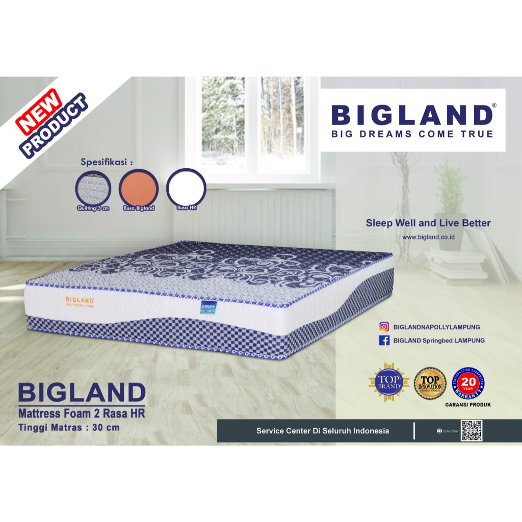 Kasur Platinum 2 Rasa By Bigland