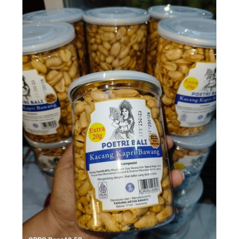 

KACANG KAPRI BAWANG POETRI BALI 320GRAM