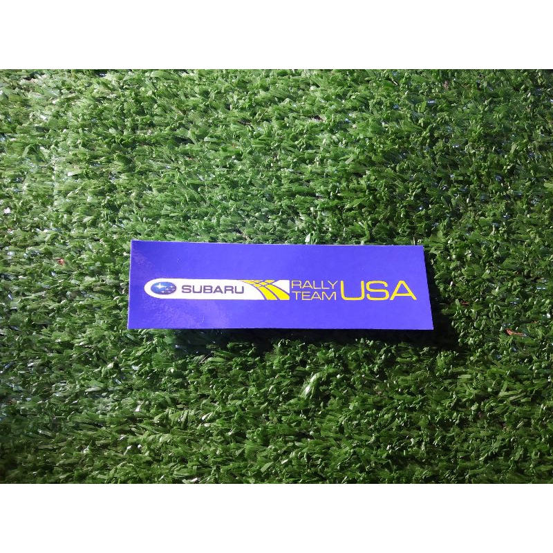 Subaru Rally USA Stiker Motor