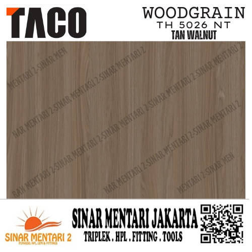 TACO HPL WOODGRAIN TH 5026 NT TAN WALNUT