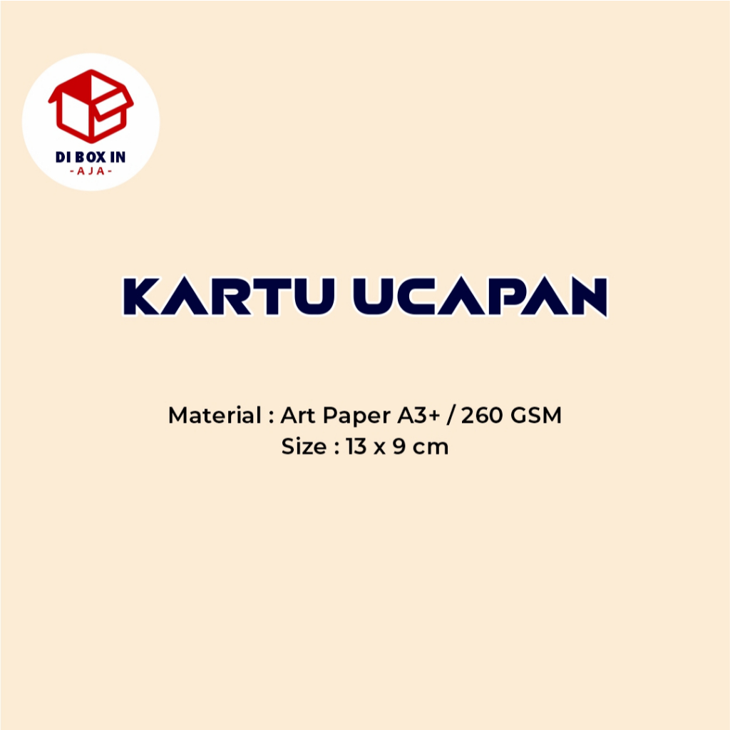 

KARTU UCAPAN READY STOK 13 x 9 cm/GREETING CARD/GIFTCARD/GIFTBOX/GIFTCARD