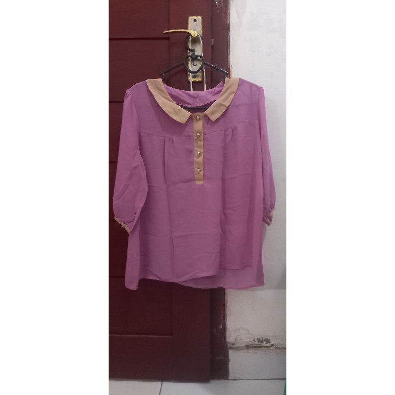 Preloved baju wanita warna lilac