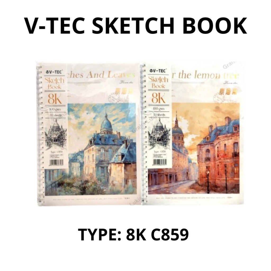 

SKETCHBOOK 8K 40 LEMBAR V-TEC DRAWING BOOK A388 C859 100 GRAM BUKU GAMBAR SKETSA