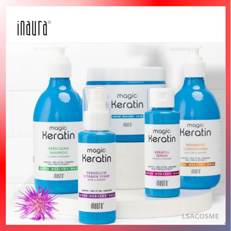 INAURA MAGIA KERATIN SERIES | INAURA MAGIA KERATIN HAIR MASK 500ml | inaura serum keratin filler mag