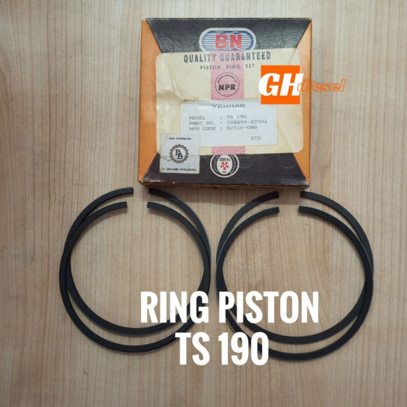 RING PISTON SEKER MESIN DIESEL TRAKTOR YANMAR TS 190