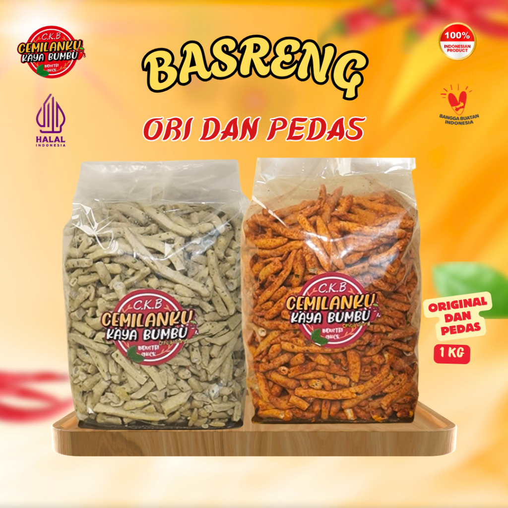 

Cemilanku - 1Kg Basreng Pedas Daun Jeruk Orginal dan Pedas