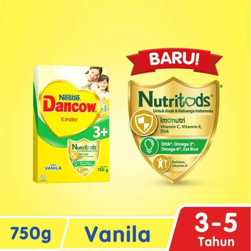 

Nestle Dancow 3+ Rasa Vanila Ukuran 750gr