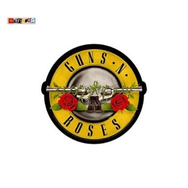 

sticker band GUNS N ROSES logo diecut stiker