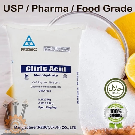 

Citric Acid Asam Citrun Monohydrate / Pemutih / Pembersih 100gram