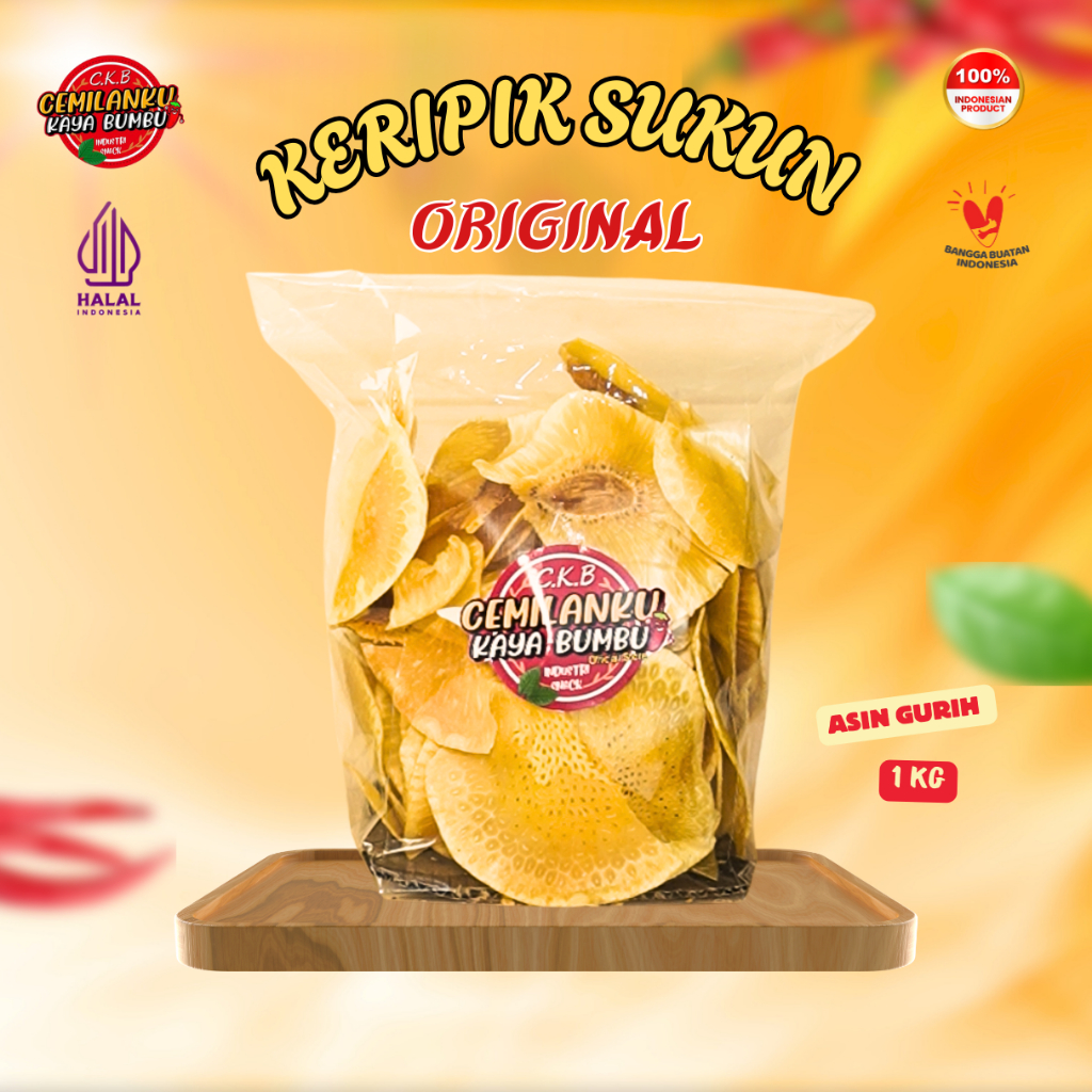 

Cemilanku - 1Kg Keripik Sukun Renyah dan Gurih