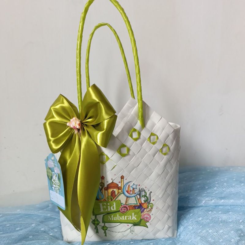 

tas anyaman idulfitri bh 01 , tasdecoupage , tasanyaman plastik